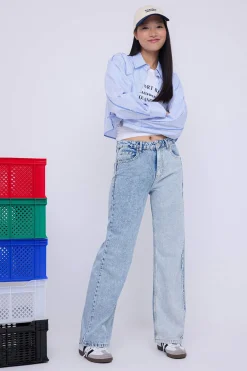 Pantalón vaquero ancho