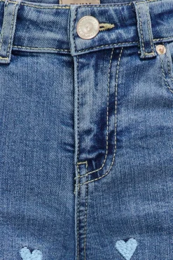 Pantal&oacute;n vaquero bordado ni&ntilde;a