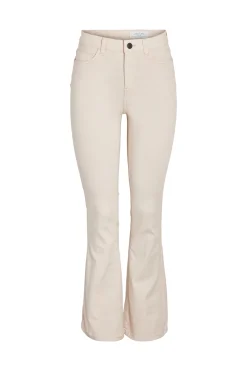 Pantalón vaquero campana con cintura alta