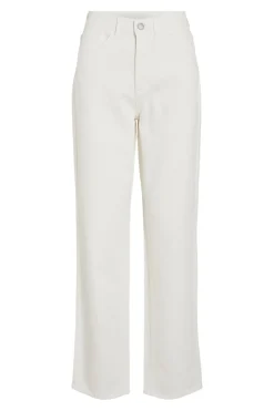 Pantal&oacute;n vaquero recto con cintura alta