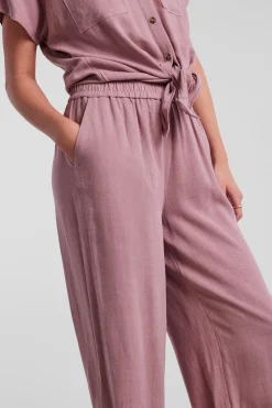 Pantalon culotte lino