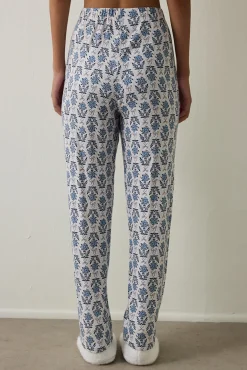 Pantalones de pijama con efecto t&eacute;rmico Floral Tea Time