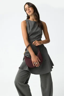 Pantalones Rectos a Rayas