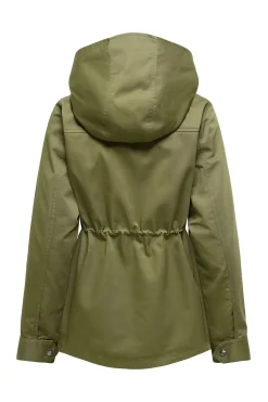 Parka con capucha