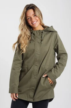 Parka con capucha