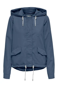 Parka corta con capucha