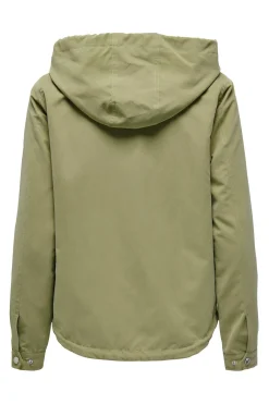 Parka corta con capucha