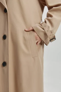 Parka larga entretiempo