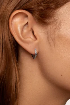 Pendiente Suelto Aro Point