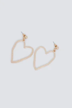 Pendientes coraz&oacute;n