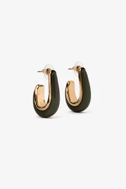 Pendientes Curvos con Acr&iacute;lico