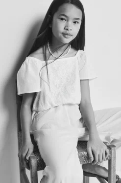 Peto bordado suizo ni&ntilde;a