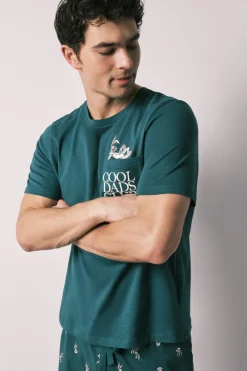 Pijama corto hombre 100% algod&oacute;n Bugs Bunny