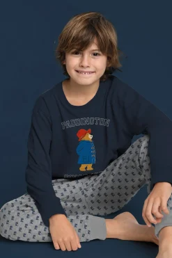 Pijama infantil largo estampado Paddington