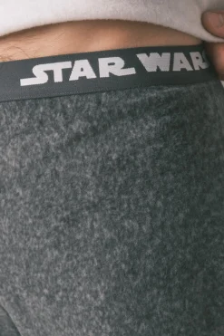 Pijama largo hombre polar gris Star Wars