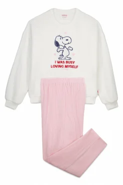 Pijama largo polar Snoopy