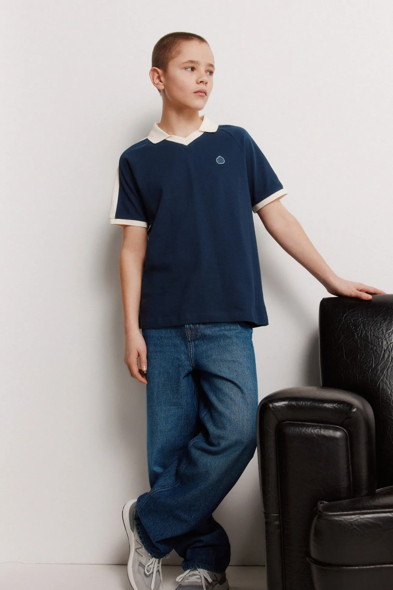 Polo cortados y cosidos ni&ntilde;o