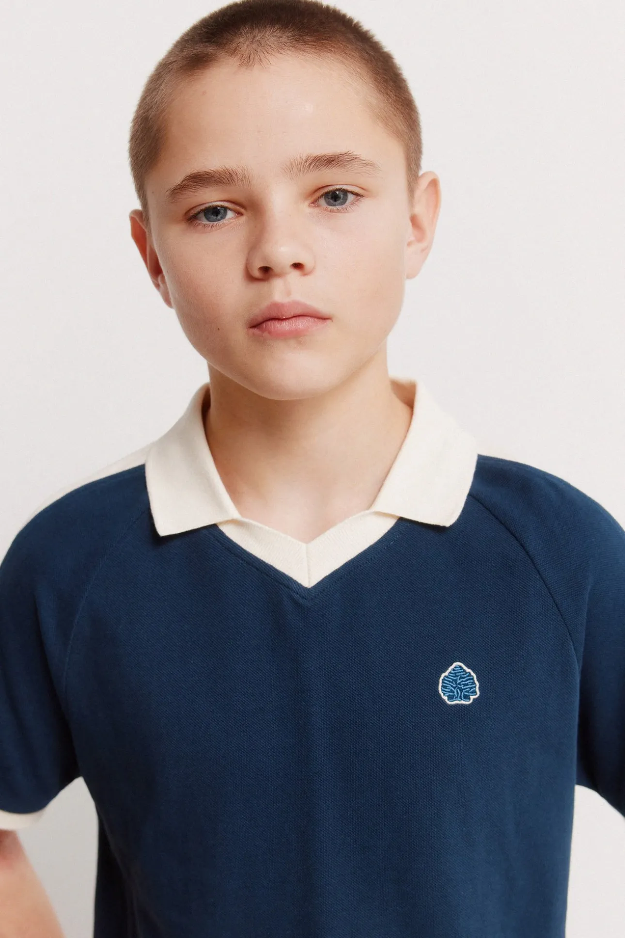 Polo cortados y cosidos ni&ntilde;o