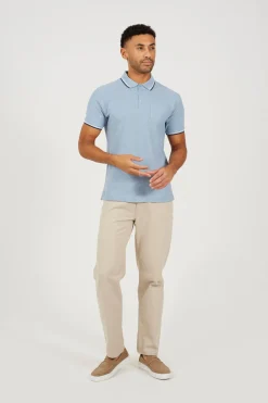 Polo de manga corta con bolsillo