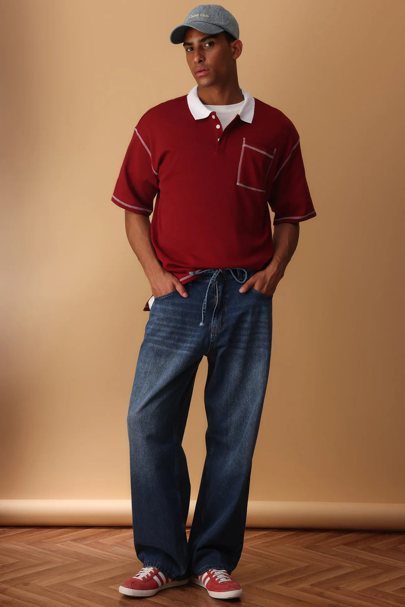 Polo de manga corta con bolsillo