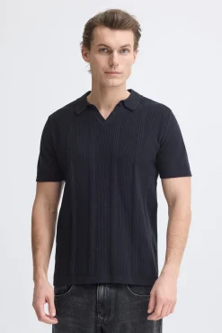 Polo de punto con cuello pico