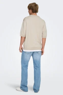 Polo de punto manga corta