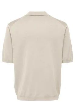 Polo de punto manga corta