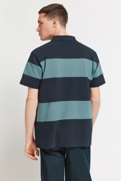 Polo piqu&eacute; bloques color regular fit