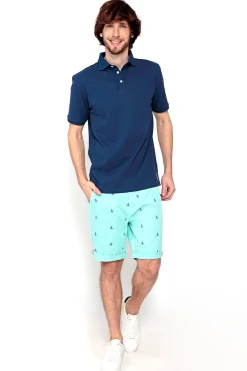 Polo piqu&eacute; de manga corta