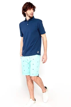 Polo piqu&eacute; de manga corta