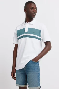 Polo piqu&eacute; rayas estampadas regular fit