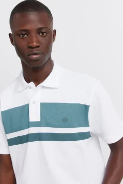 Polo piqu&eacute; rayas estampadas regular fit