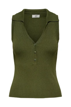 Polo punto sin mangas