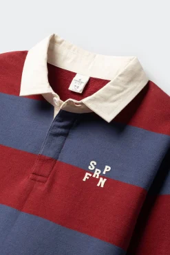 Polo rayas rugby ni&ntilde;o