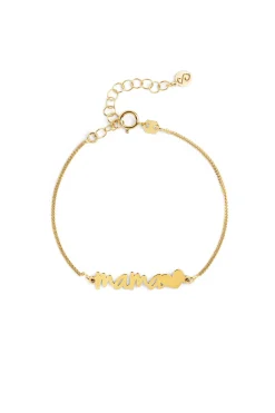 Pulsera Mam&aacute; Heart Oro
