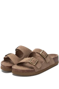 Sandalia con hebillas