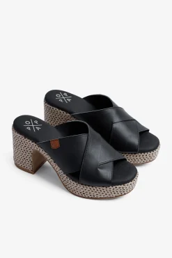 Sandalia cu&ntilde;a tac&oacute;n se&ntilde;ora Melibea Piel