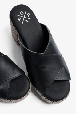 Sandalia cu&ntilde;a tac&oacute;n se&ntilde;ora Melibea Piel