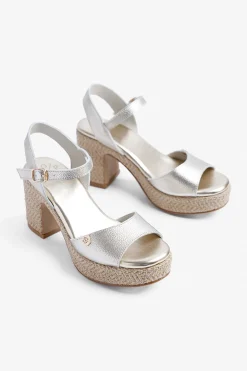 Sandalia cu&ntilde;a tac&oacute;n se&ntilde;ora Daira Laminado