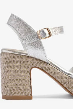 Sandalia cu&ntilde;a tac&oacute;n se&ntilde;ora Daira Laminado