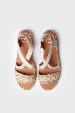 Sandalia de cu&ntilde;a de yute