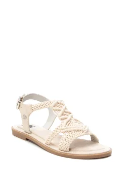 Sandalia estilo macram&eacute;