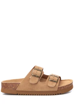 Sandalia serraje hebillas