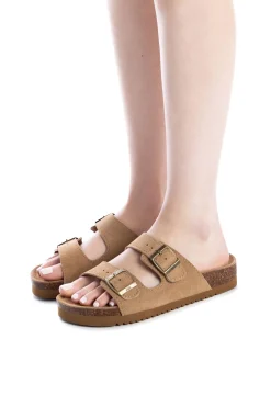 Sandalia serraje hebillas