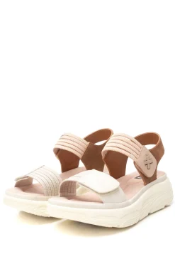 Sandalia tiras el&aacute;sticas velcro