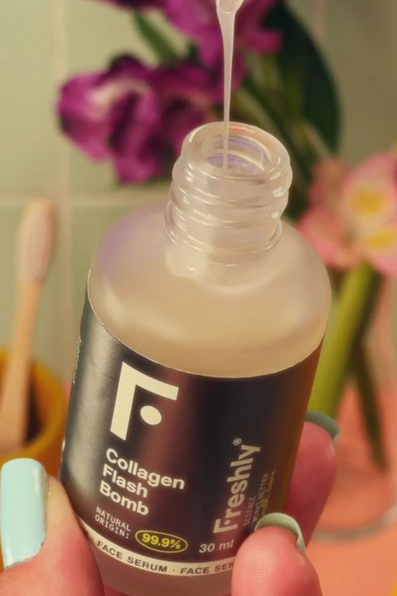 Sérum de colágeno vegano