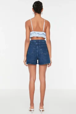 Shorts vaqueros rectos