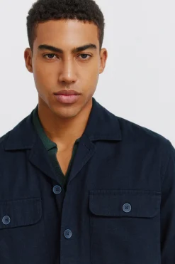 Sobrecamisa algod&oacute;n slub