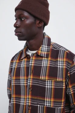 Sobrecamisa cuadros overshirt