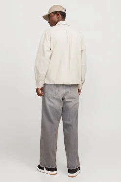 Sobrecamisa de sarga corte ancho